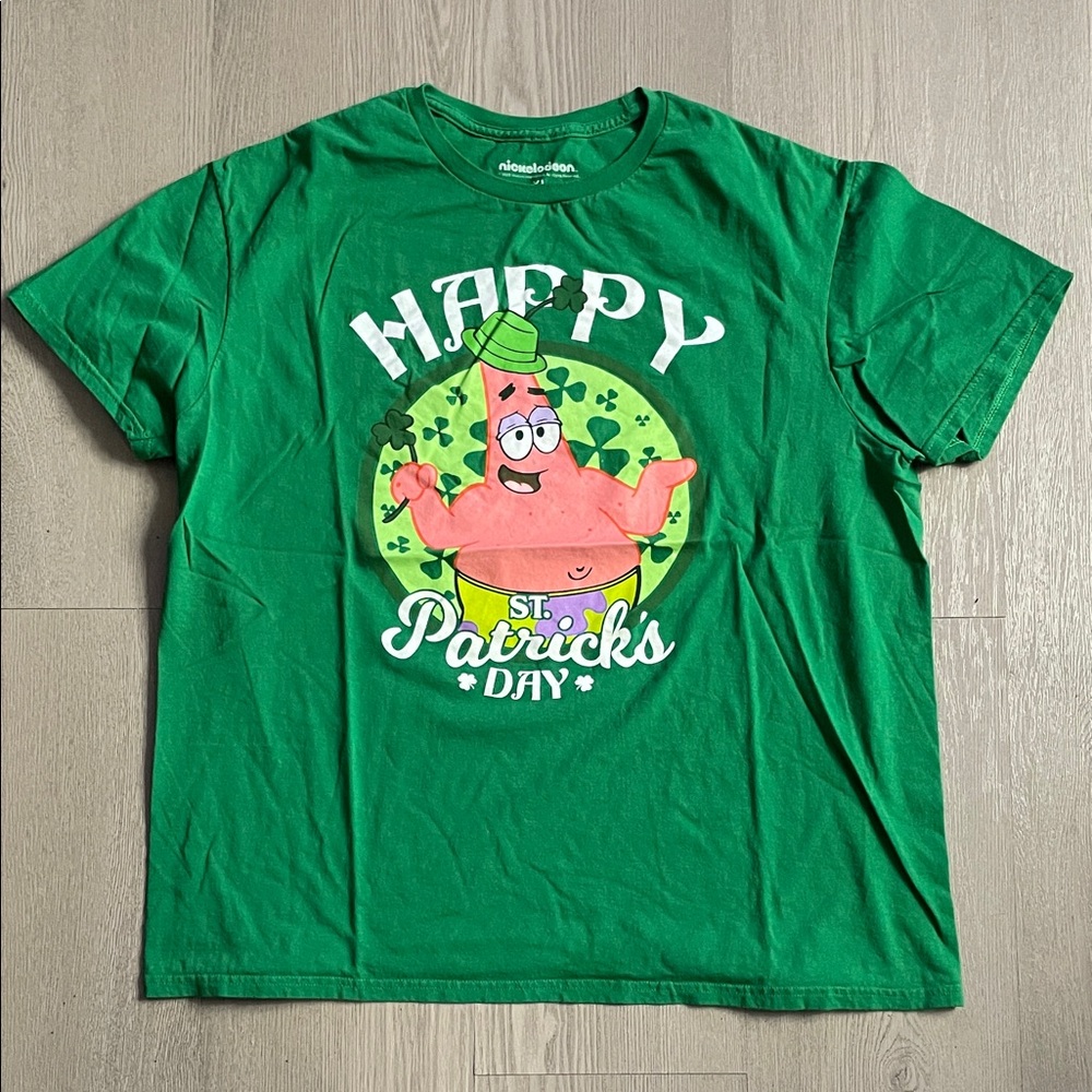 SpongeBob SquarePants Patrick Nickelodeon st patricks day shirt